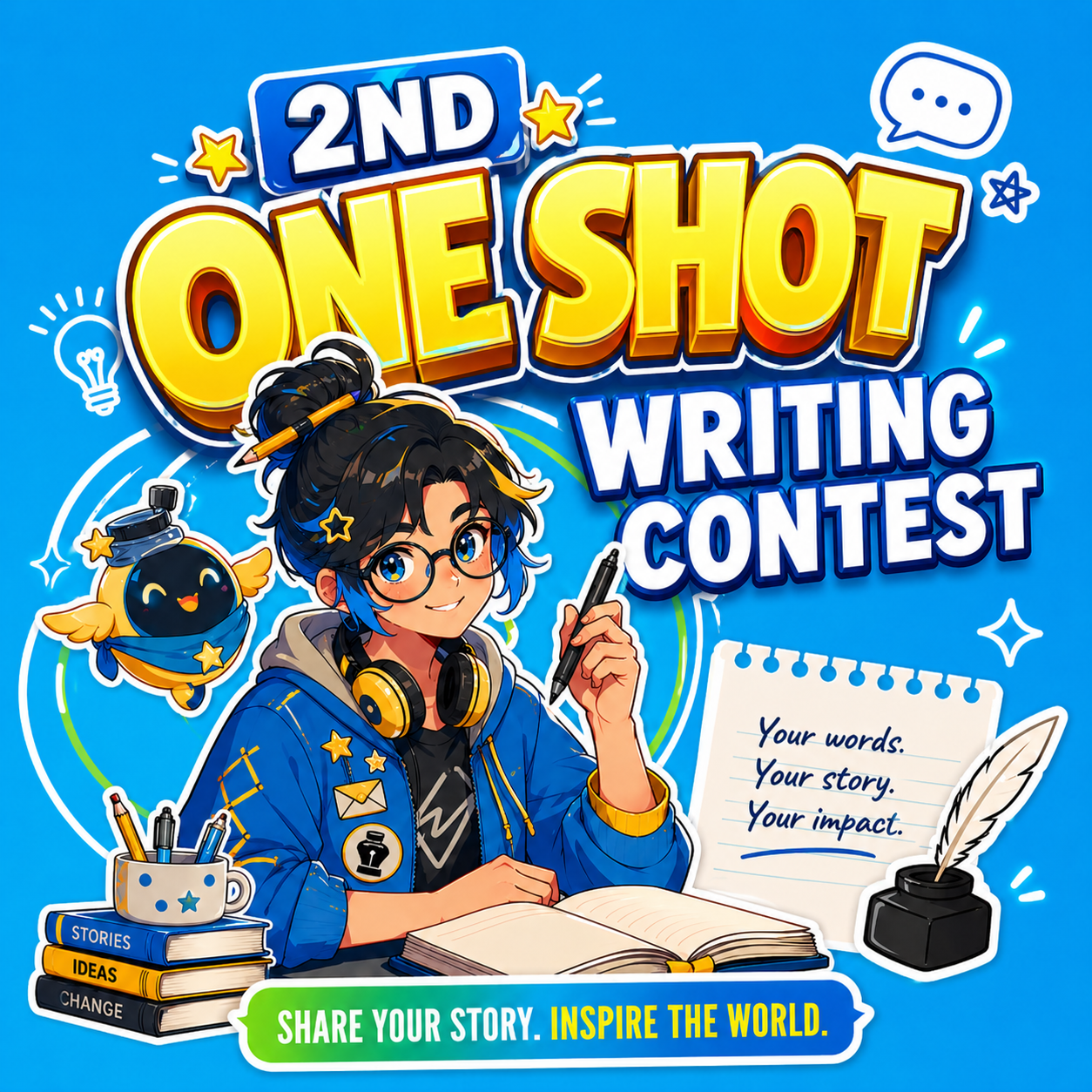 One-shot contest cover art